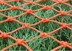 Balcony Protective Netting Cargo Cover Net, Rope Net Net Safety Net Decoration Net Used for Outdoor Sports Venues, Playground Ceiling Decoration Climbing Protection Net,6mm Rope/15cm Hole/oranGarde