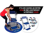 Chair Gym Total Body Workout All in One Compact, Portable and Easy to Use At Home Exercise System, As Seen on TV - Blue
