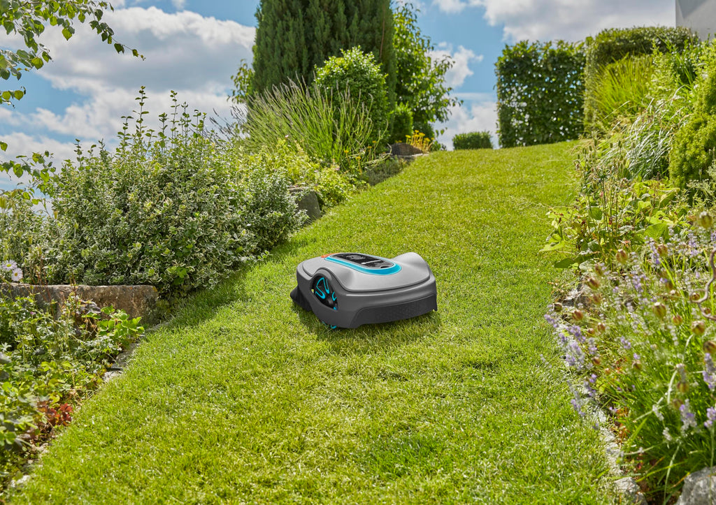 15101-20 SILENO Life - Automatic Robotic Lawn Mower, with Bluetooth app and Boundary Wire, one of quietest in its Class, for lawns up to 8100 Sq Ft, Made in Europe, Grey