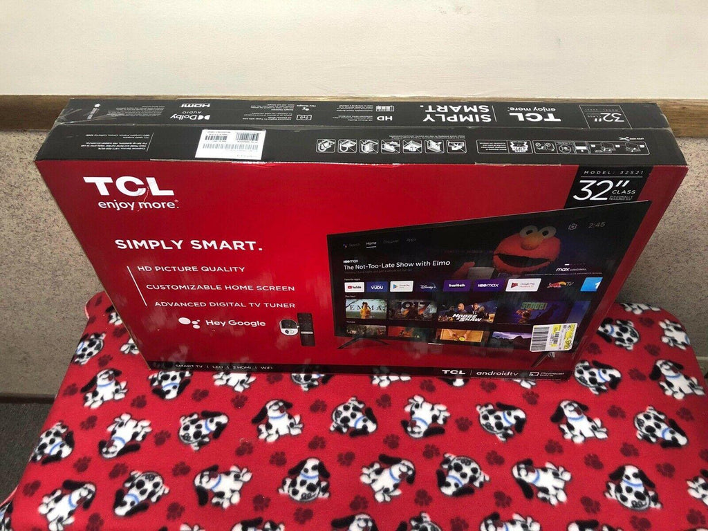 tcl 32" hd led android super smart tv - 32s21 - open box w/apps (live tv movies)