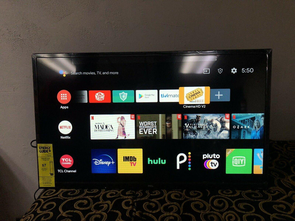 tcl 32" hd led android super smart tv - 32s21 - open box w/apps (live tv movies)