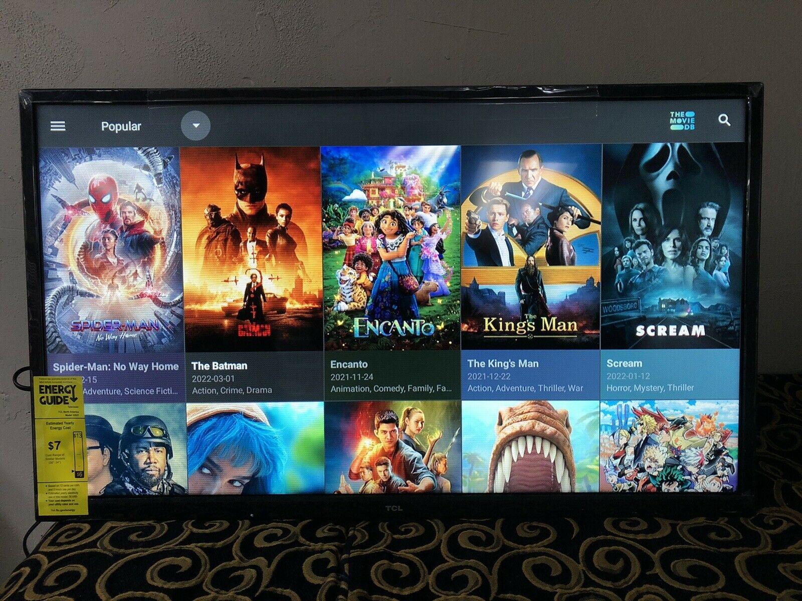 tcl 32" hd led android super smart tv - 32s21 - open box w/apps (live tv movies)