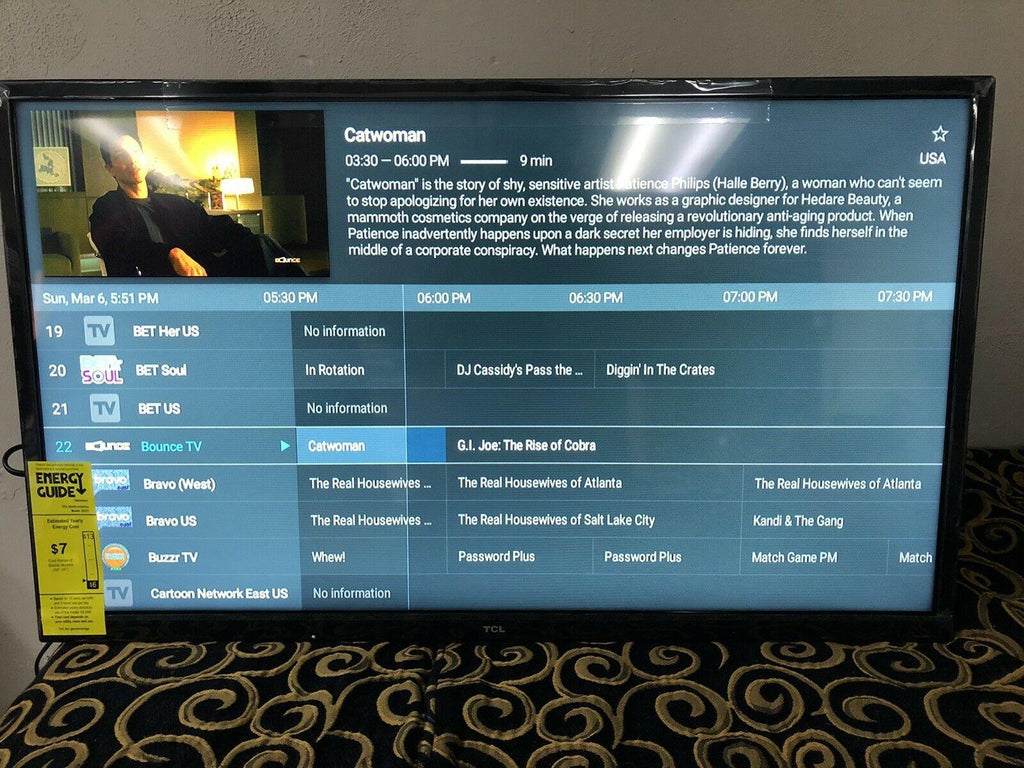 tcl 32" hd led android super smart tv - 32s21 - open box w/apps (live tv movies)