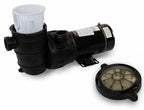 rx clear above ground pump 1.5 hp single speed extreme for swimming pool w/ cord