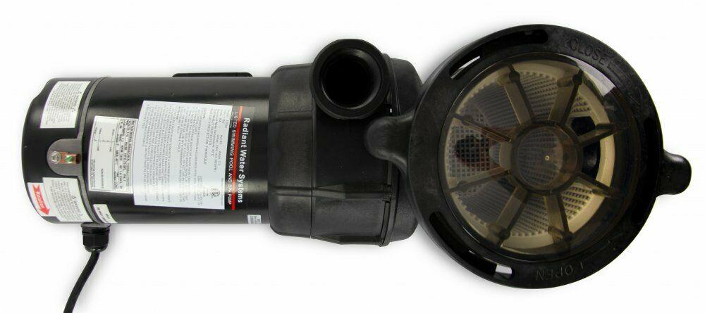 rx clear above ground pump 1.5 hp single speed extreme for swimming pool w/ cord