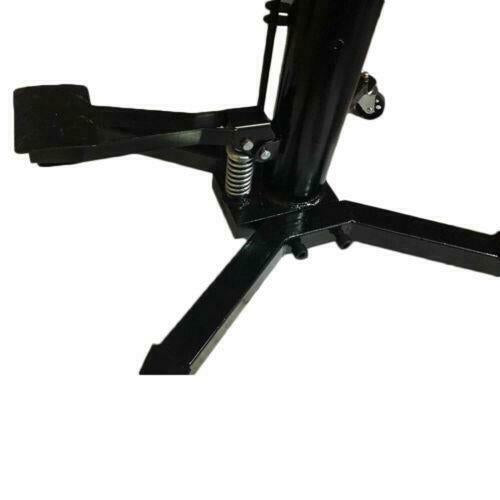 1100 Lb Lift Hydraulic Transmission Jack Foot Pump Spring Load Black New