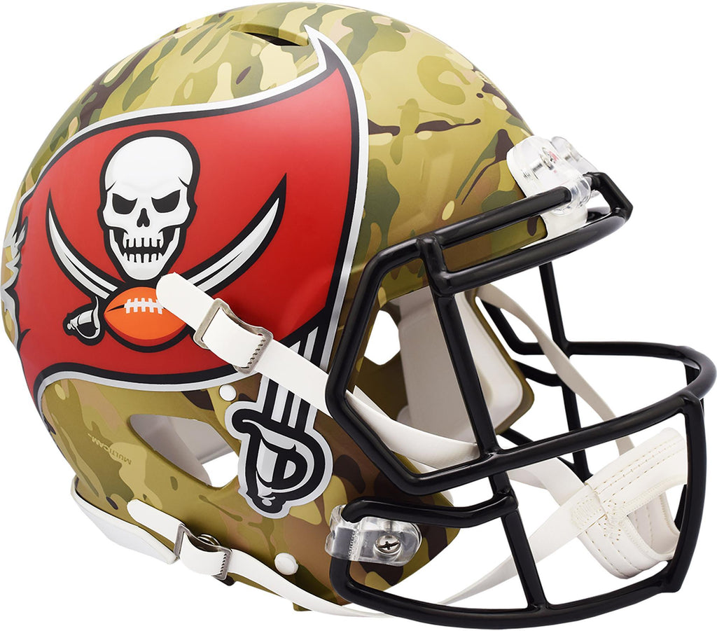 Riddell Tampa Bay Buccaneers Camo Alternate Revolution Speed Authentic Football Helmet