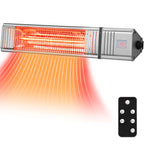 Gymax 1500W Infrared Wall Mount Space Heater w/ Remote Control Indoor Outdoor