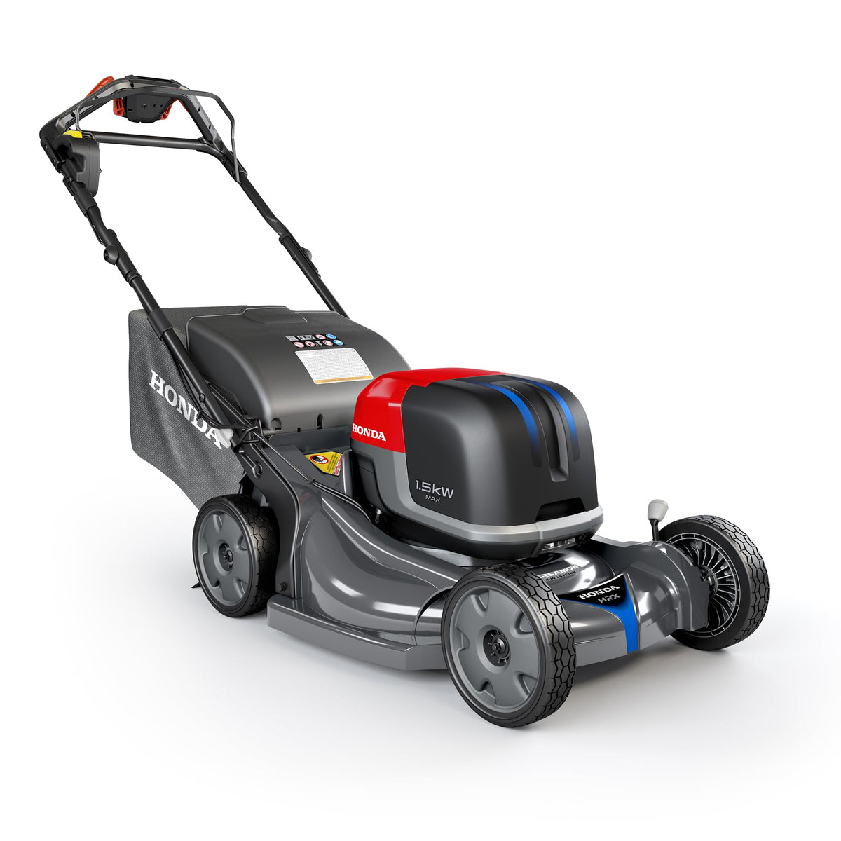 HRX-BE 21-Inch Walk Behind 12 AH Battery Powered Lawn Mower with 2 Battery Bays, Variable Speed Self Propelled Lawn Mower with 2.2 Bushel Capacity, Easy-Off Grass Bag (HRX217YXBEXA6)