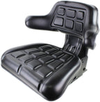 e-d9nn400db12b wrap around black tractor seat for ford / new holland naa, 2n, 8n, 9n, 501, 600, 700, 800, 900, 2610, 2810, 2910, 2120, 2600, 2110, 2000, 3400, 3330, 3300, 3500, 3310, 3120, 3230, 3000+