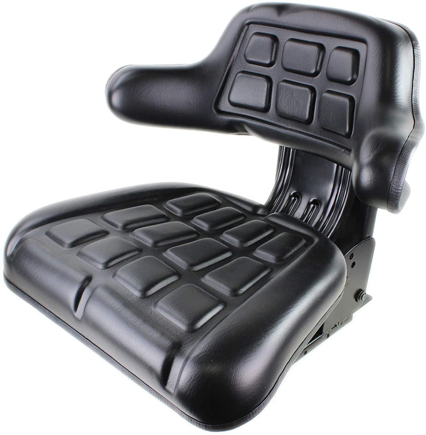 e-d9nn400db12b wrap around black tractor seat for ford / new holland naa, 2n, 8n, 9n, 501, 600, 700, 800, 900, 2610, 2810, 2910, 2120, 2600, 2110, 2000, 3400, 3330, 3300, 3500, 3310, 3120, 3230, 3000+