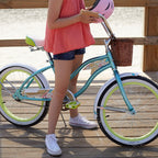 Huffy Panama Jack Beach Cruiser Bike , Pool Blue, 20 inch