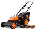 WEN 40439 40V Max Li-ion 19-Inch 3-in-1 Lawn Mower with Two Batteries & Charger