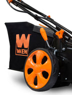 WEN 40439 40V Max Li-ion 19-Inch 3-in-1 Lawn Mower with Two Batteries & Charger