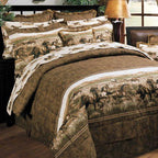 Wild Horses 3 Piece Comforter Set Size: Queen