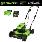 PRO 19 in. 60-Volt Cordless 2-in-1 Lawn Mower with 5.0 Ah Battery Charger