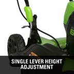 PRO 19 in. 60-Volt Cordless 2-in-1 Lawn Mower with 5.0 Ah Battery Charger