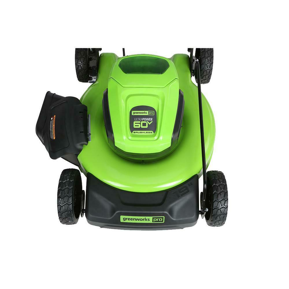 PRO 19 in. 60-Volt Cordless 2-in-1 Lawn Mower with 5.0 Ah Battery Charger