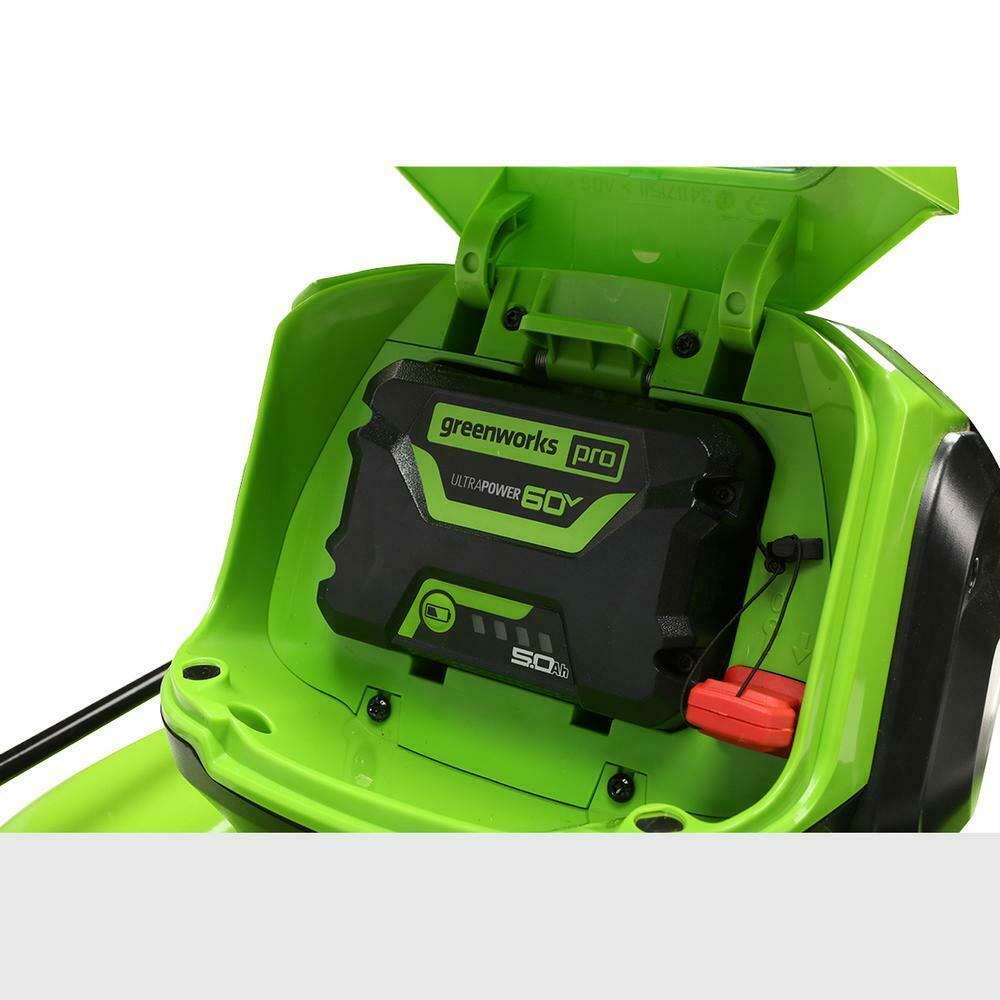 PRO 19 in. 60-Volt Cordless 2-in-1 Lawn Mower with 5.0 Ah Battery Charger