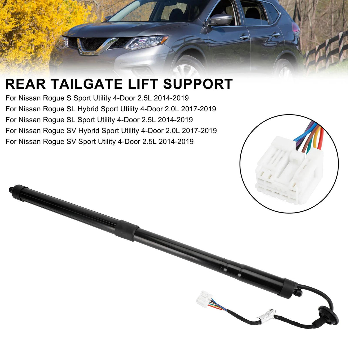 2014-2023 Nissan Rogue S/SL/SV Sport Utility 4-Door 2.5L Rear Tailgate Power Hatch Lift Support W/ Opener 90561-4BA4A 90561-4BA1A Generic
