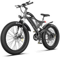 AOSTIRMOTOR Electric Mountain Bike, 750W Motor&amp;48v 15ah Removable Lithium Battery, 26 ''4.0 Inch Fat Tire Ebike, Electric Bicycle for Adults