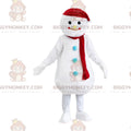 BIGGYMONKEYGiant White Snowman Mascot Costume, Winter Costume