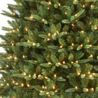 Holiday Time 12ft Pre-Lit Rockford Sure-Lit Pole Slim Pine Artificial Christmas Tree, LED, 12'