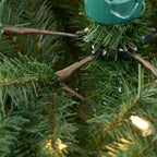 Holiday Time 12ft Pre-Lit Rockford Sure-Lit Pole Slim Pine Artificial Christmas Tree, LED, 12'