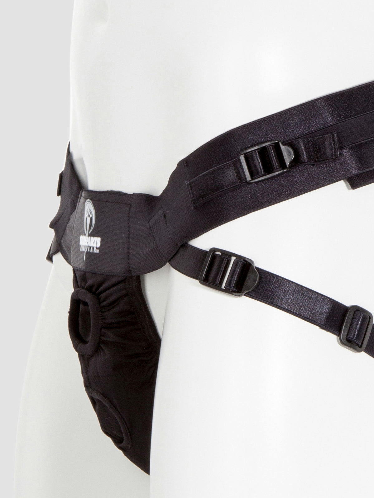 Spareparts Deuce Double Penetration Male Strap-On Harness, Black