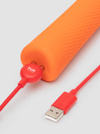 Fun Factory VIM Extra Quiet Silicone Wand Vibrator, Orange