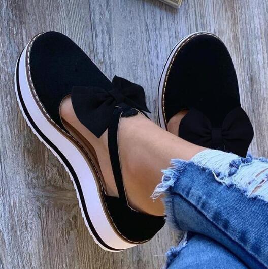 Ladies Plus Sze Butterfly Shoes