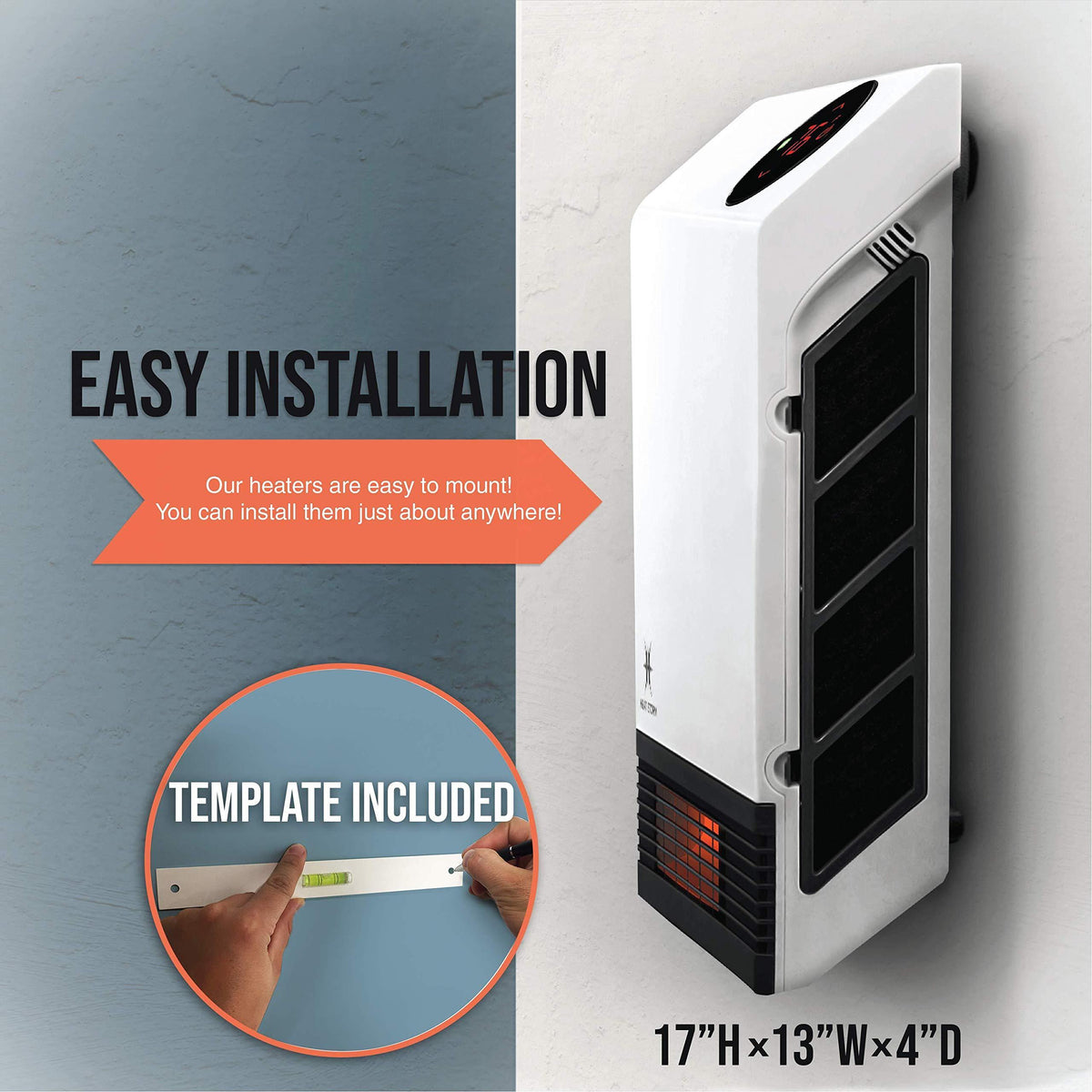 Heat Storm Deluxe Infrared Wall Heater