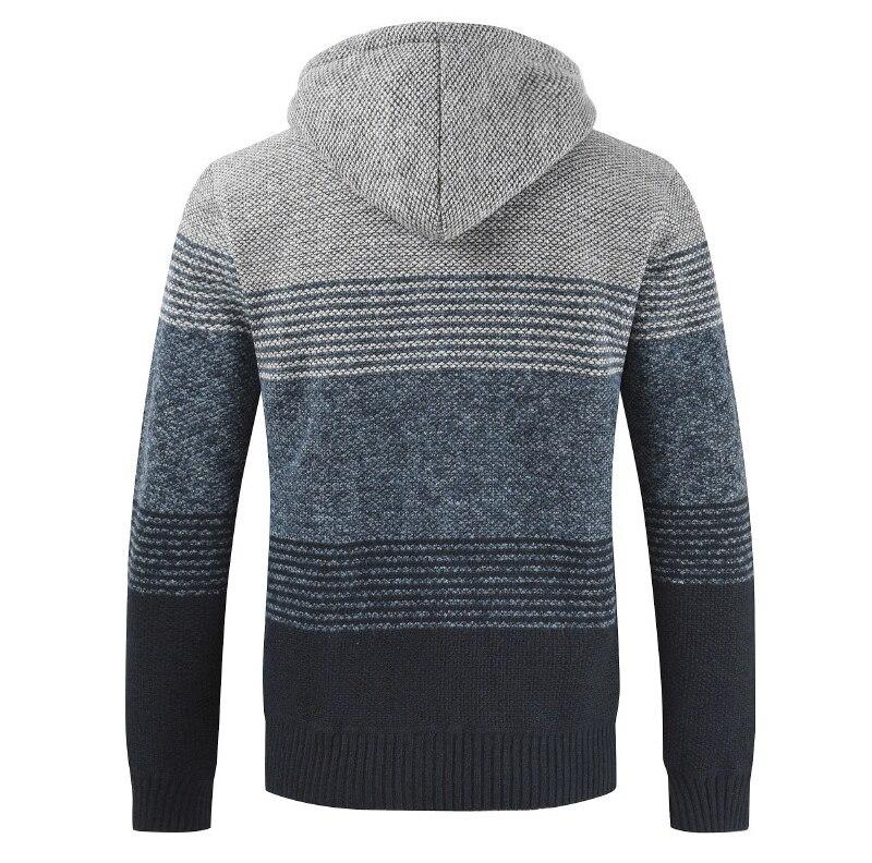 Winter Thick Warm Hooded Cardigan Sweater Coat