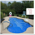 solar swimming pool cover heat retaining blanket rainproof dust cover pe 12mil