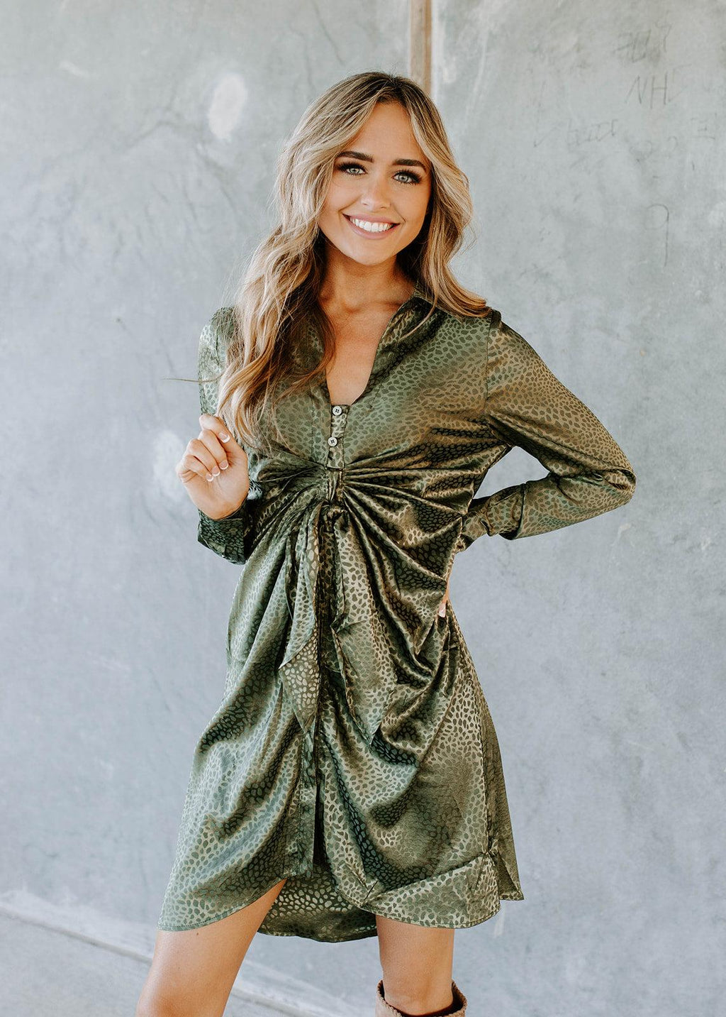 satin dress