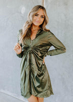 satin dress