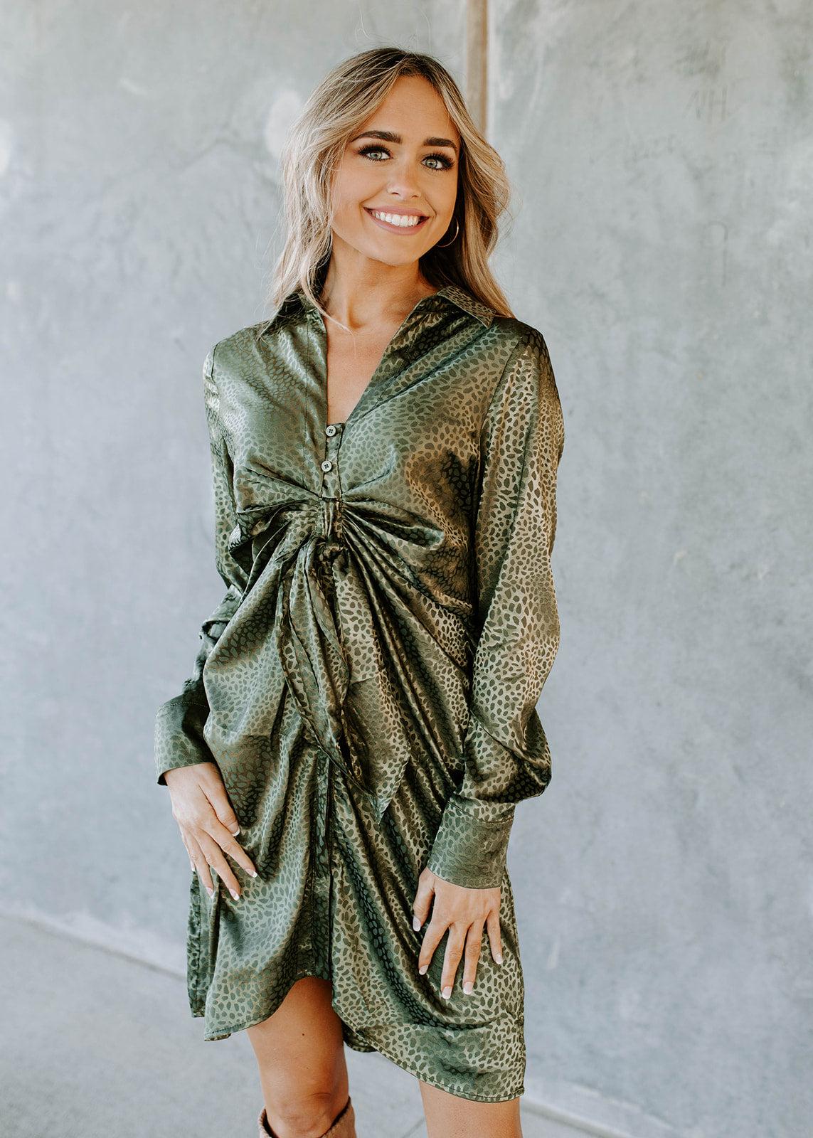 satin dress