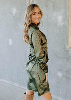 satin dress