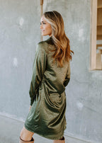 satin dress