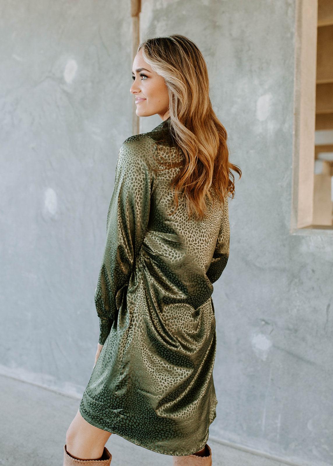 satin dress