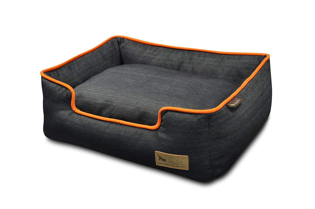 P.L.A.Y. Pet Lifestyle and You Denim OranLounBed for Dogs, X-Large