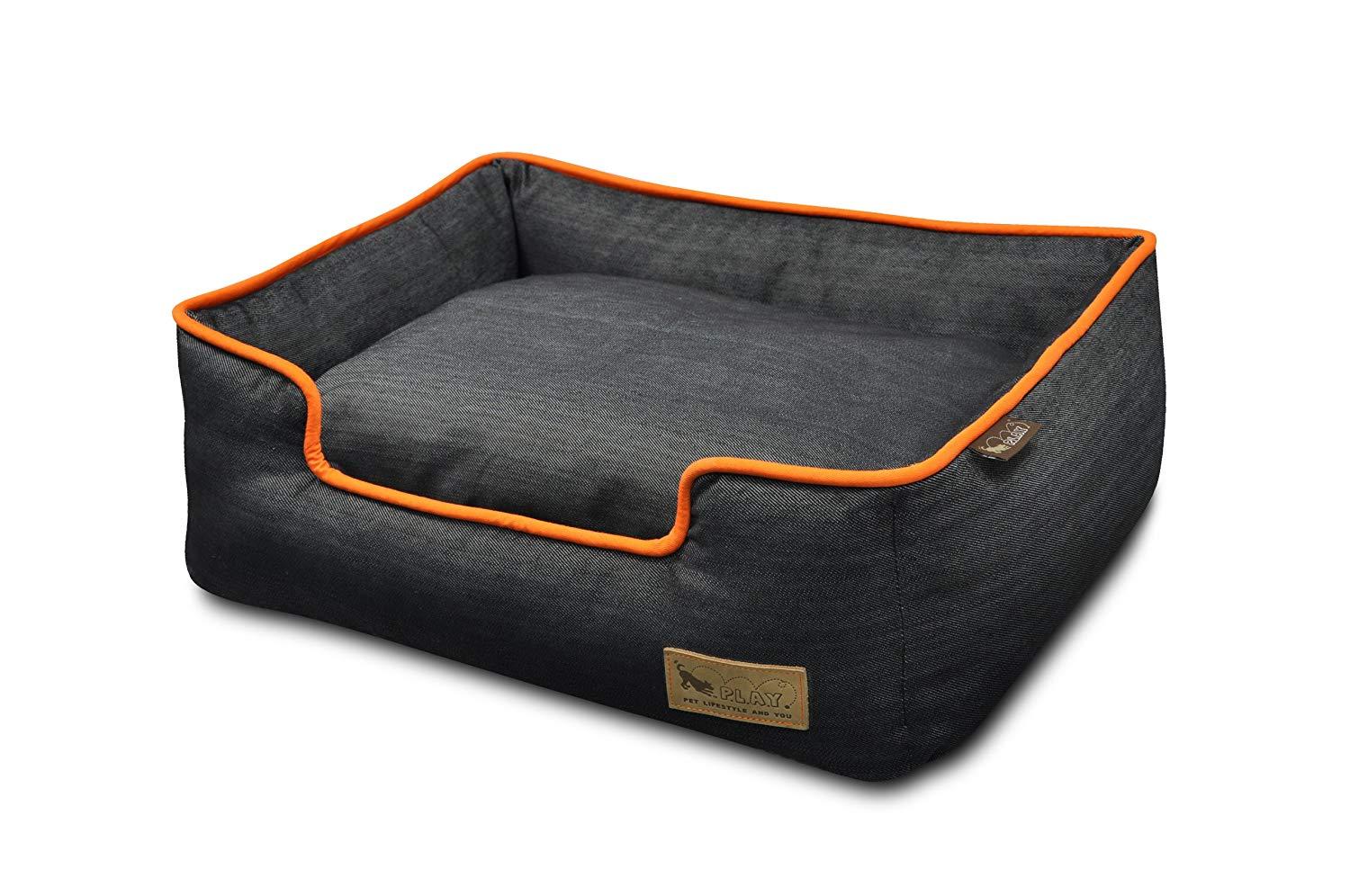P.L.A.Y. Pet Lifestyle and You Denim OranLounBed for Dogs, X-Large