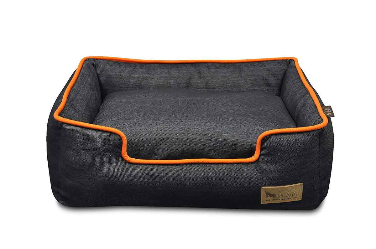 P.L.A.Y. Pet Lifestyle and You Denim OranLounBed for Dogs, X-Large