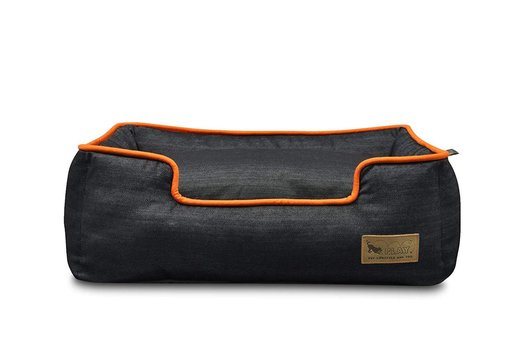 P.L.A.Y. Pet Lifestyle and You Denim OranLounBed for Dogs, X-Large