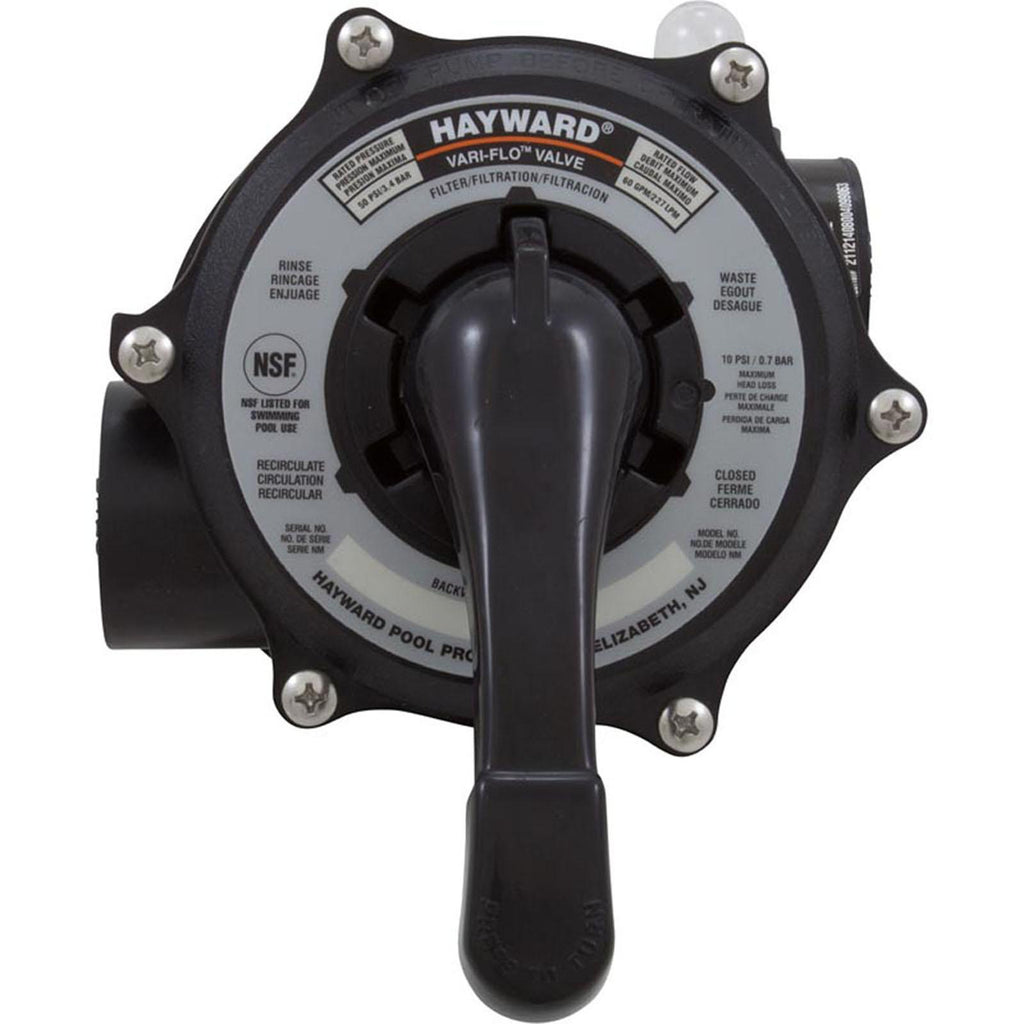Hayward Multiport Valve, Hayward Vari-Flo, 1-1/2"FPT, 6 Position