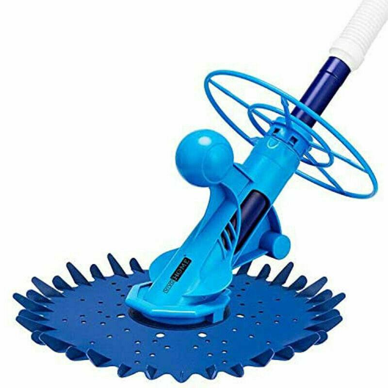 upgraded suction swimming pool sweeper w/ 10 3.28 ft hoses inground above ground