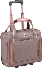 Newcastle 15-Inch Underseater, Rose Charcoal Herringbone