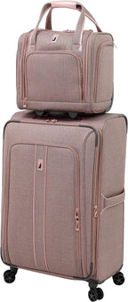 Newcastle 15-Inch Underseater, Rose Charcoal Herringbone