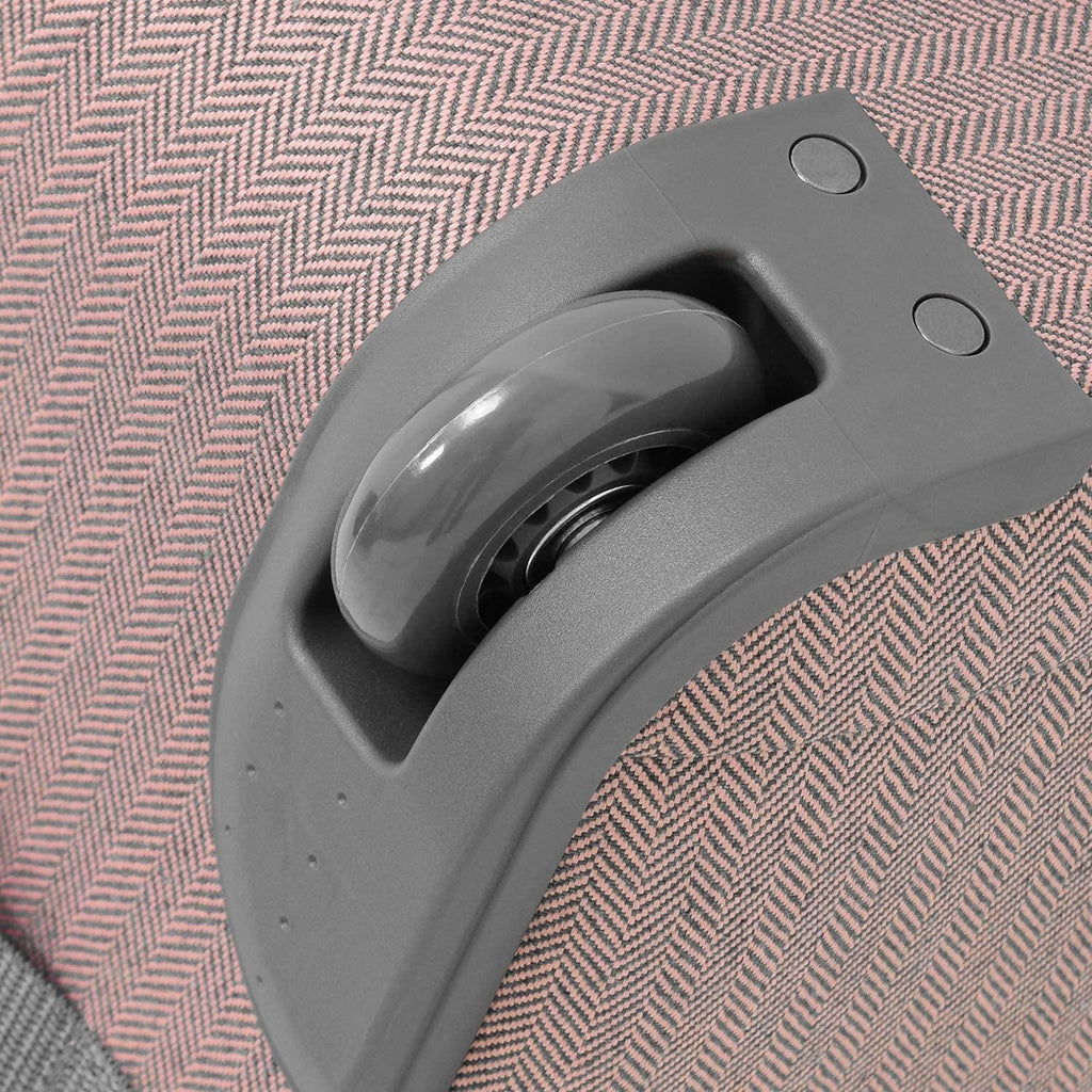 Newcastle 15-Inch Underseater, Rose Charcoal Herringbone