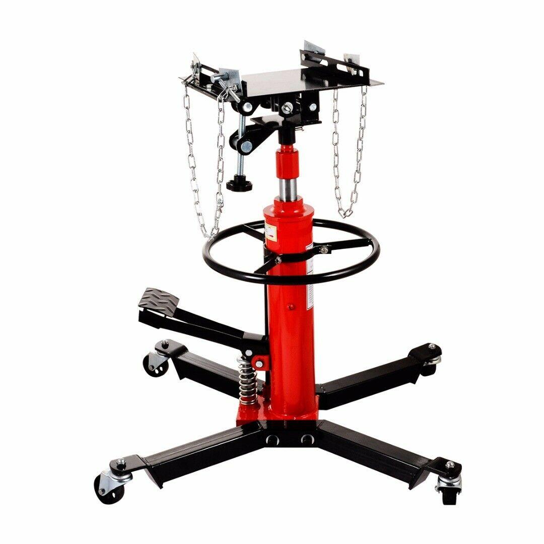 1100 lbs Transmission Jack 2 StaHydraulic w/ 360閹 for car lift 0.5 Ton US A6